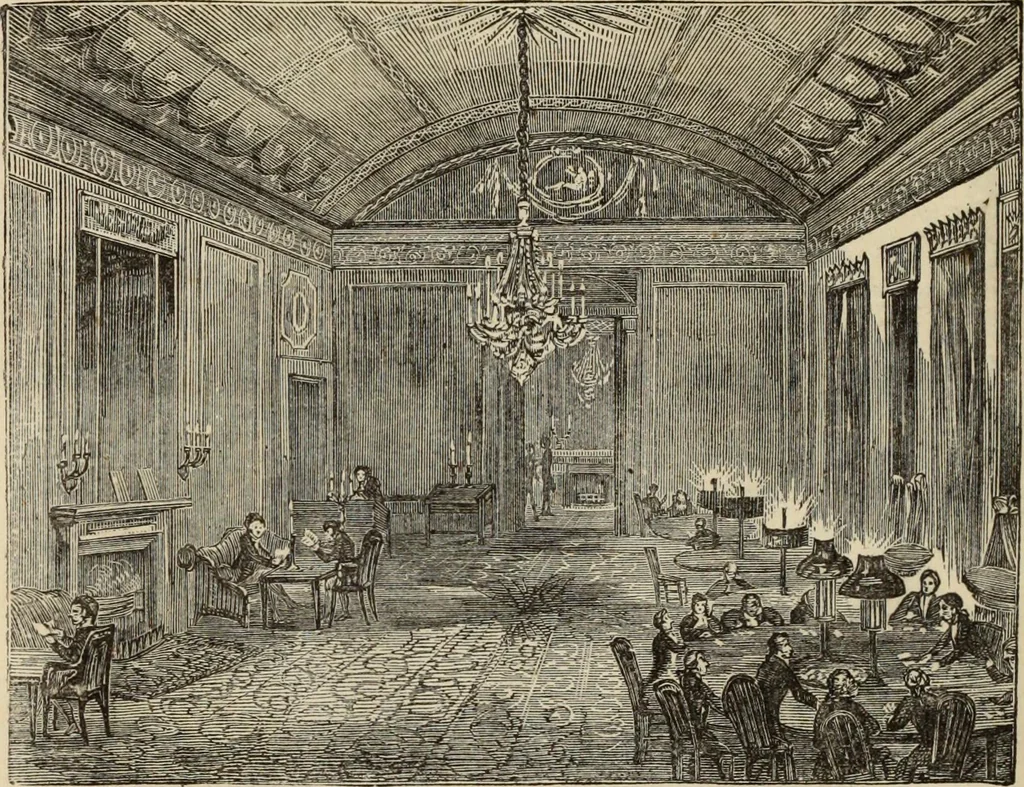 An illustration from A history of advertising from the earliest times : illustrated by anecdotes, curious specimens and biographical notes, 1874, leaf 707
