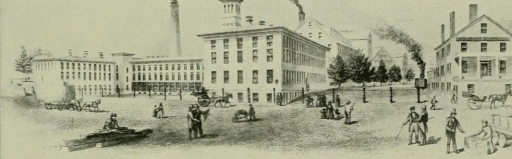 An illustration from History of American textiles : with kindred and auxiliary industries (illustrated), 1922, leaf 124