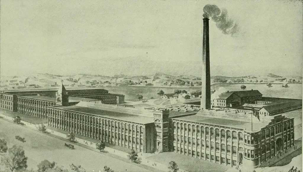 An illustration from History of American textiles : with kindred and auxiliary industries (illustrated), 1922, leaf 145