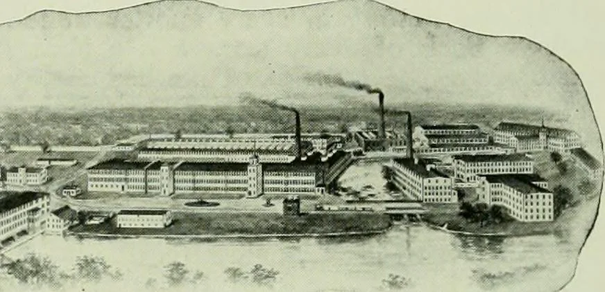 An illustration from History of American textiles : with kindred and auxiliary industries (illustrated), 1922, leaf 167
