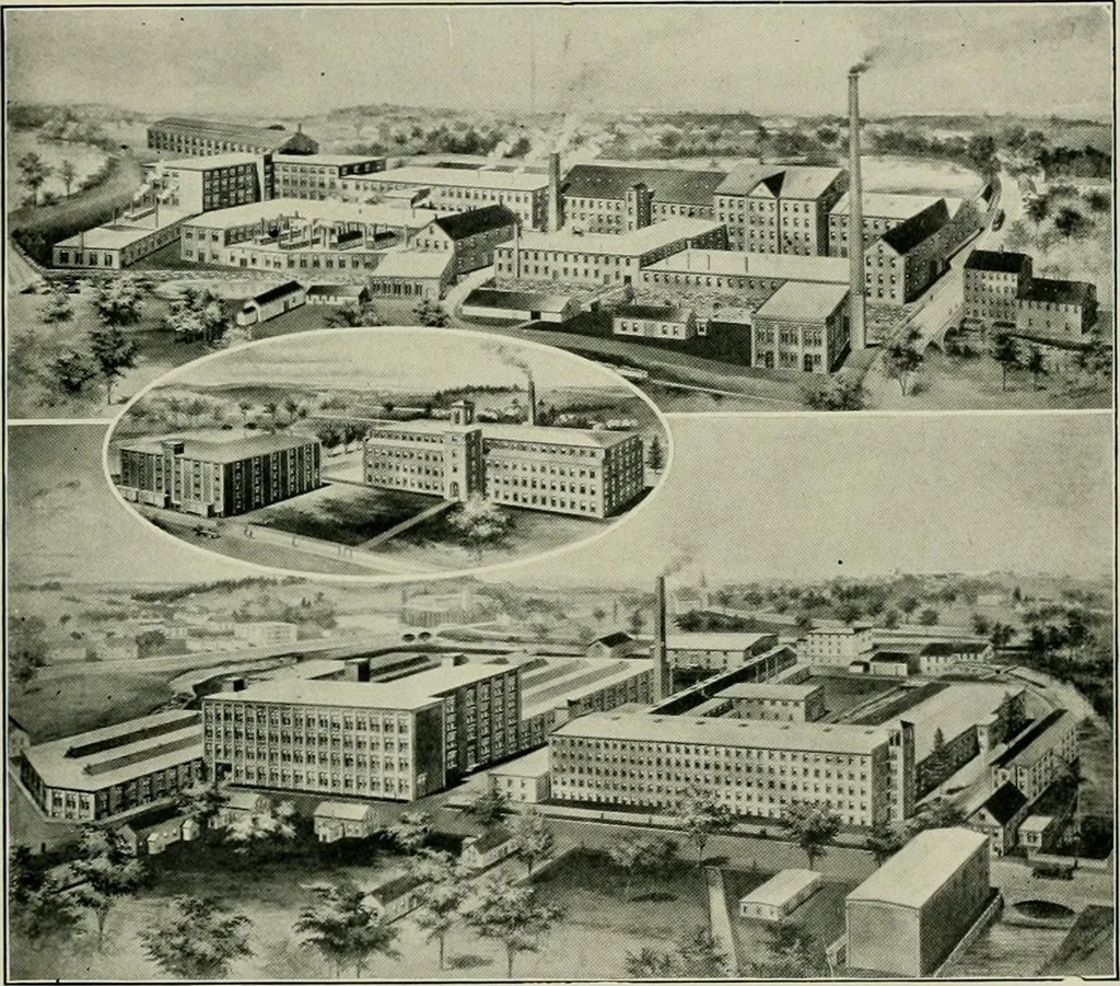 An illustration from History of American textiles : with kindred and auxiliary industries (illustrated), 1922, leaf 234