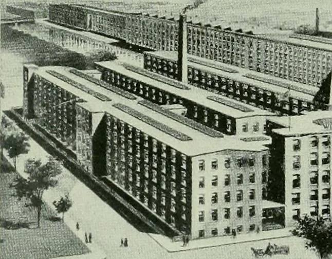 An illustration from History of American textiles : with kindred and auxiliary industries (illustrated), 1922, leaf 255