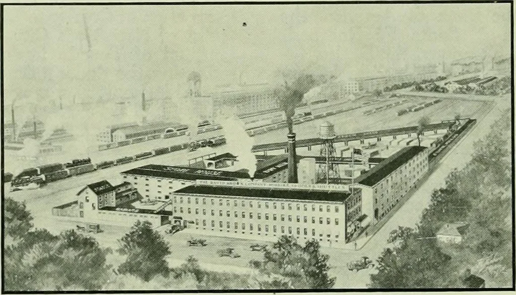 An illustration from History of American textiles : with kindred and auxiliary industries (illustrated), 1922, leaf 267