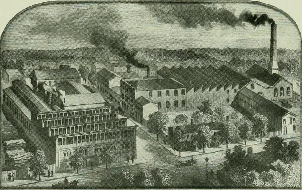 An illustration from History of American textiles : with kindred and auxiliary industries (illustrated), 1922, leaf 283