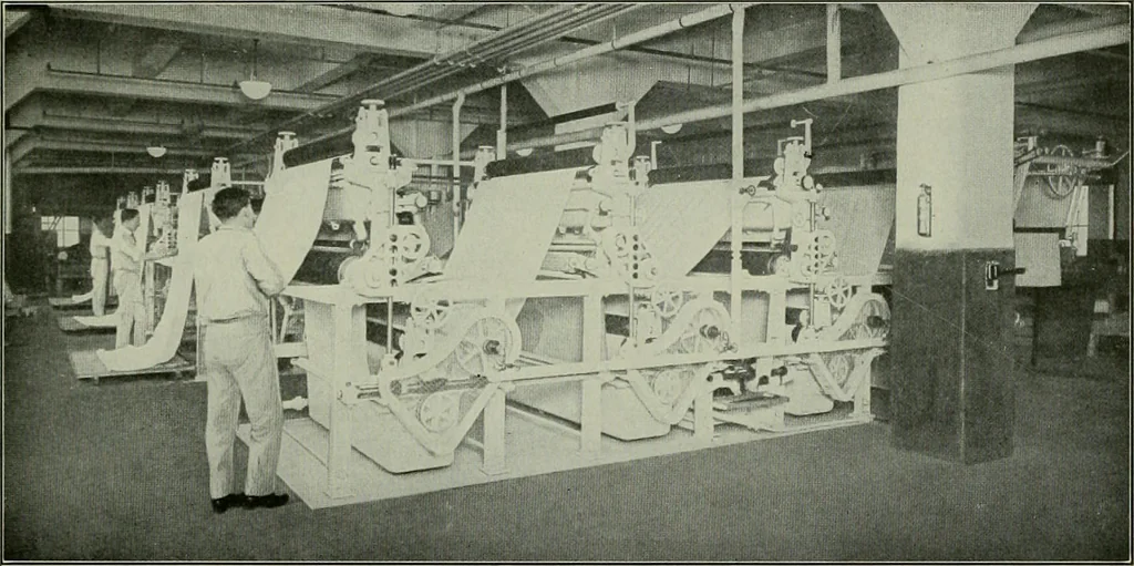 An illustration from History of American textiles : with kindred and auxiliary industries (illustrated), 1922, leaf 310