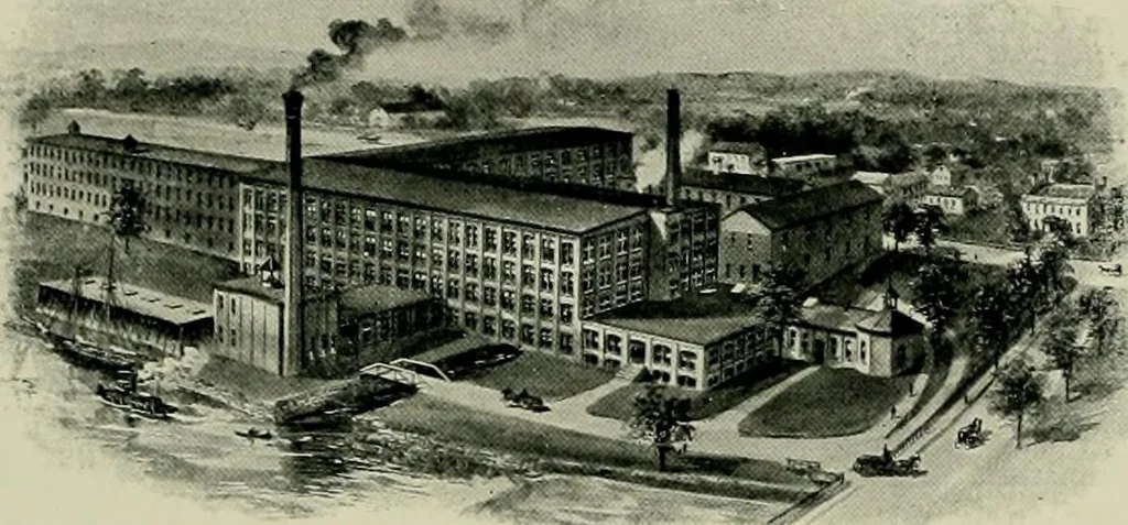 An illustration from History of American textiles : with kindred and auxiliary industries (illustrated), 1922, leaf 318