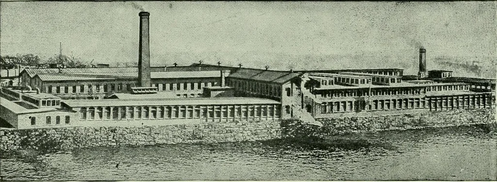 An illustration from History of American textiles : with kindred and auxiliary industries (illustrated), 1922, leaf 385