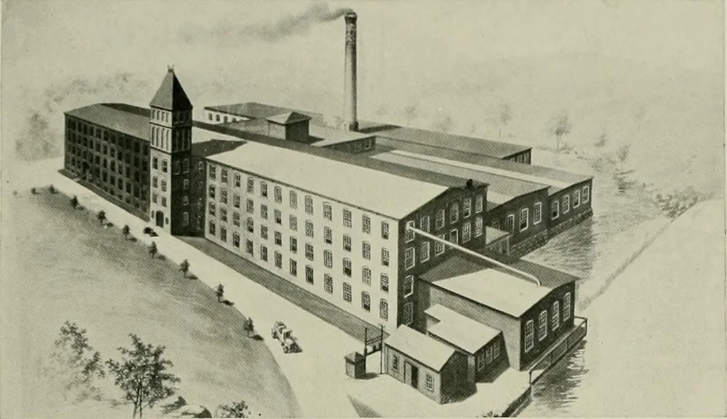 An illustration from History of American textiles : with kindred and auxiliary industries (illustrated), 1922, leaf 414