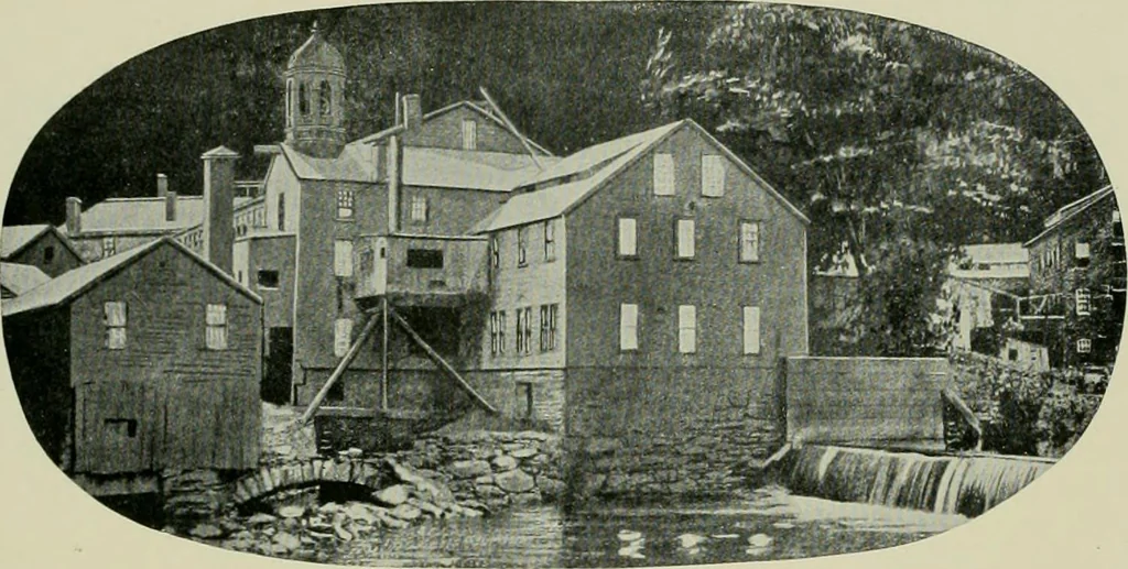 An illustration from History of American textiles : with kindred and auxiliary industries (illustrated), 1922, leaf 6