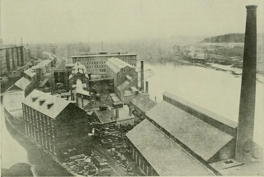 An illustration from History of American textiles : with kindred and auxiliary industries (illustrated), 1922, leaf 82