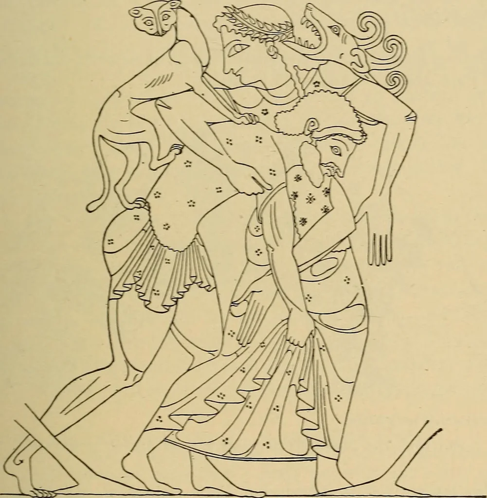 An illustration from History of ancient pottery, Greek, Etruscan, and Roman, 1905, leaf 151