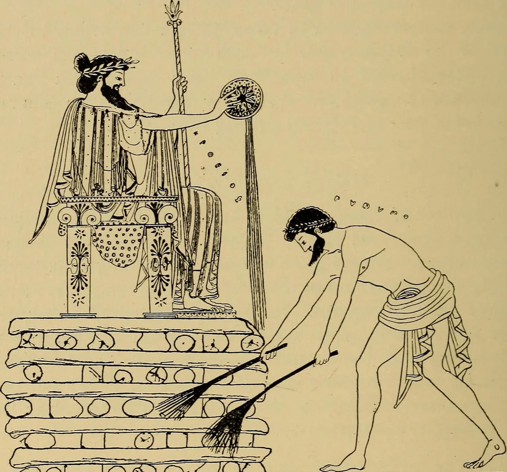 An illustration from History of ancient pottery, Greek, Etruscan, and Roman, 1905, leaf 182