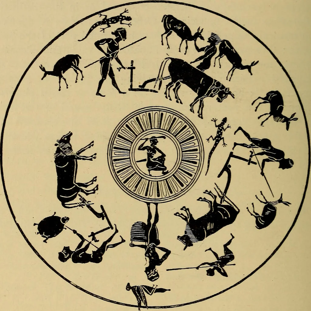An illustration from History of ancient pottery, Greek, Etruscan, and Roman, 1905, leaf 204