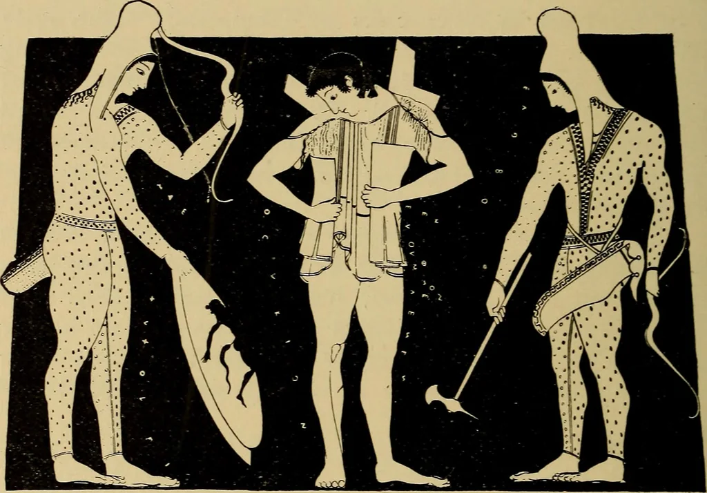 An illustration from History of ancient pottery, Greek, Etruscan, and Roman, 1905, leaf 210