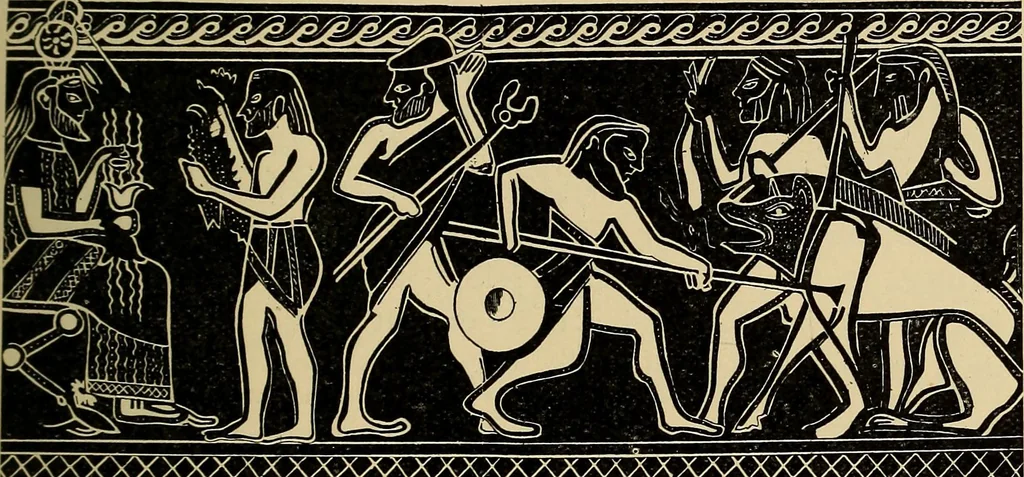 An illustration from History of ancient pottery, Greek, Etruscan, and Roman, 1905, leaf 327