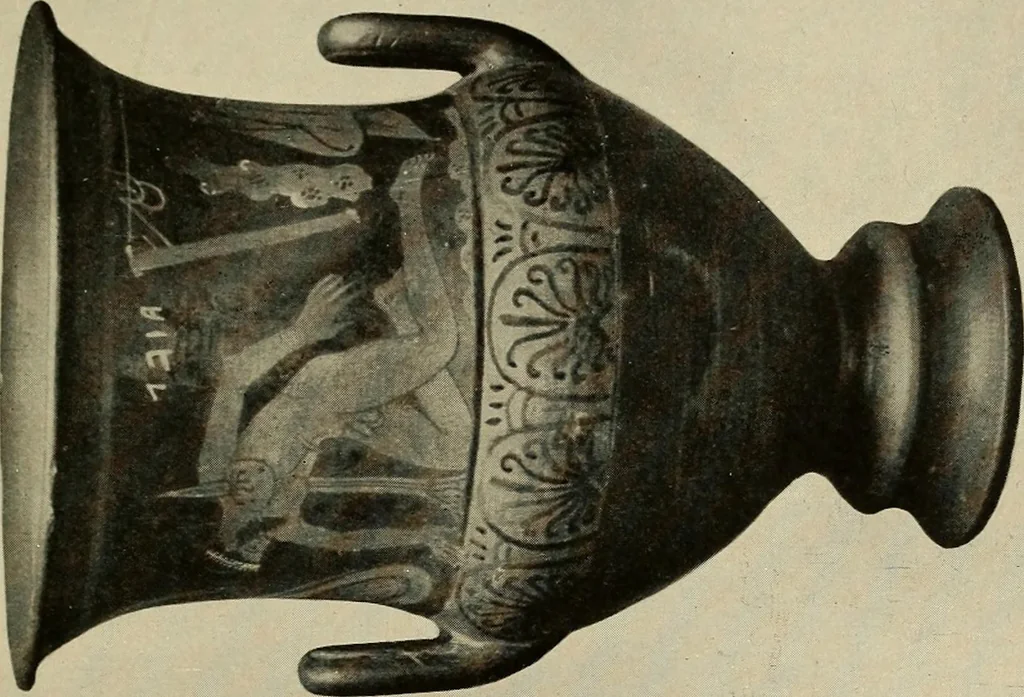 An illustration from History of ancient pottery, Greek, Etruscan, and Roman, 1905, leaf 347