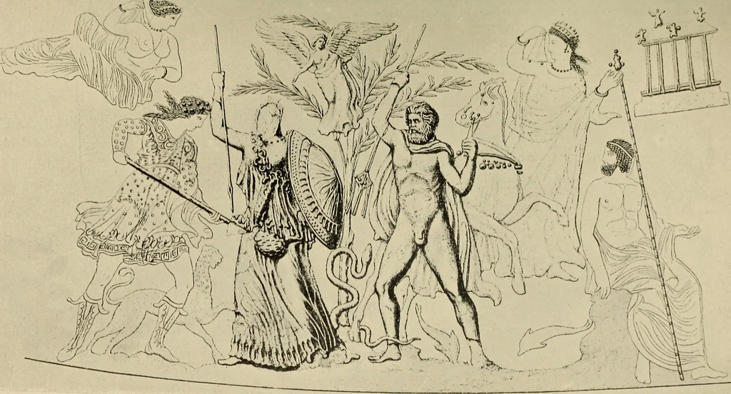 An illustration from History of ancient pottery, Greek, Etruscan, and Roman, 1905, leaf 47