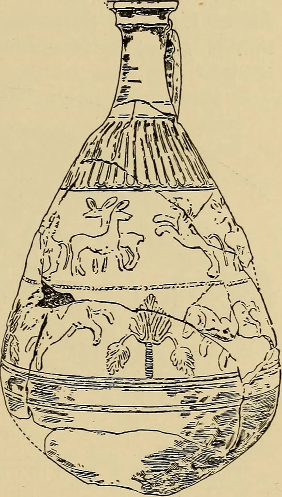 An illustration from History of ancient pottery, Greek, Etruscan, and Roman, 1905, leaf 573