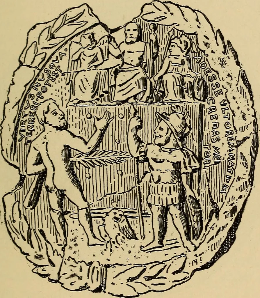 An illustration from History of ancient pottery, Greek, Etruscan, and Roman, 1905, leaf 591