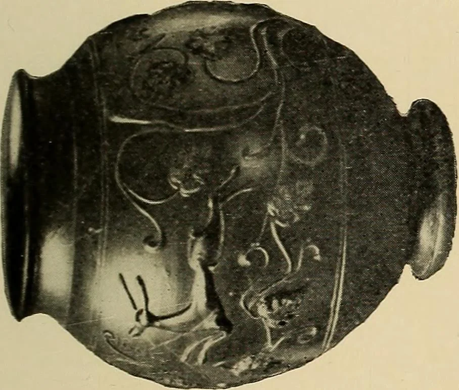 An illustration from History of ancient pottery, Greek, Etruscan, and Roman, 1905, leaf 605