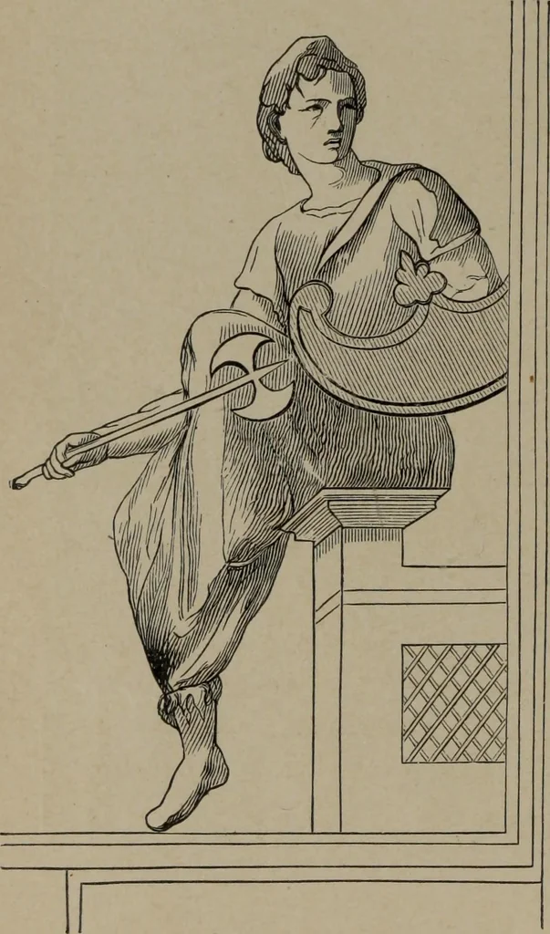 An illustration from History of ancient, early Christian, and mediaeval painting, 1906, leaf 153