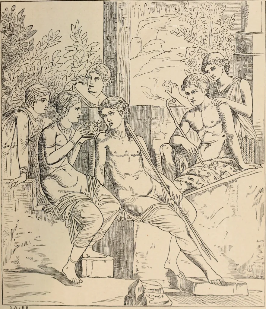 An illustration from History of ancient, early Christian, and mediaeval painting, 1906, leaf 158