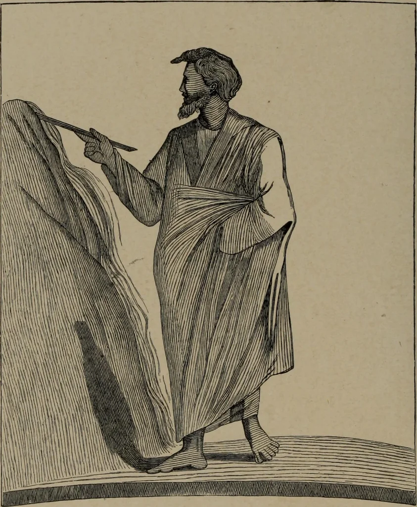 An illustration from History of ancient, early Christian, and mediaeval painting, 1906, leaf 187