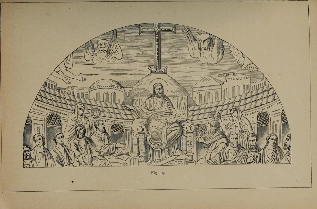 An illustration from History of ancient, early Christian, and mediaeval painting, 1906, leaf 197