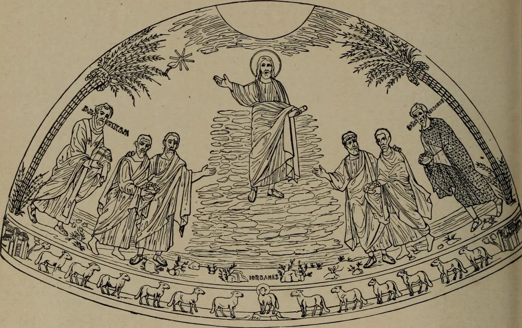An illustration from History of ancient, early Christian, and mediaeval painting, 1906, leaf 201