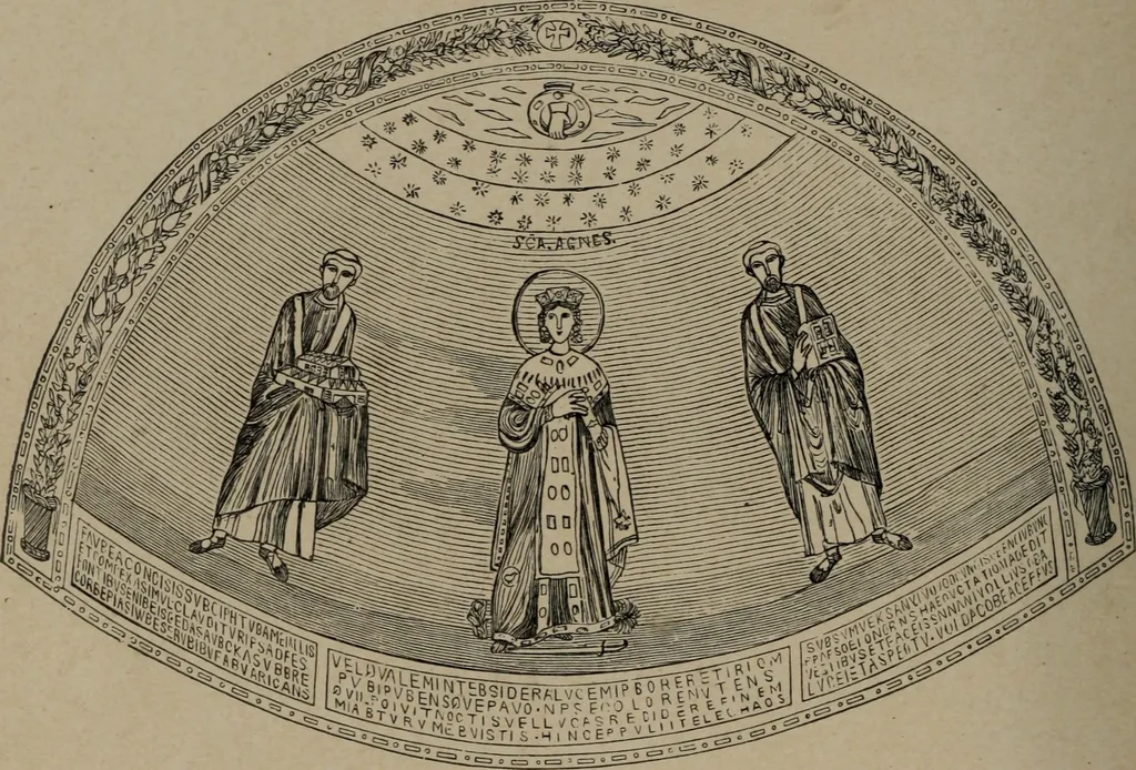 An illustration from History of ancient, early Christian, and mediaeval painting, 1906, leaf 215