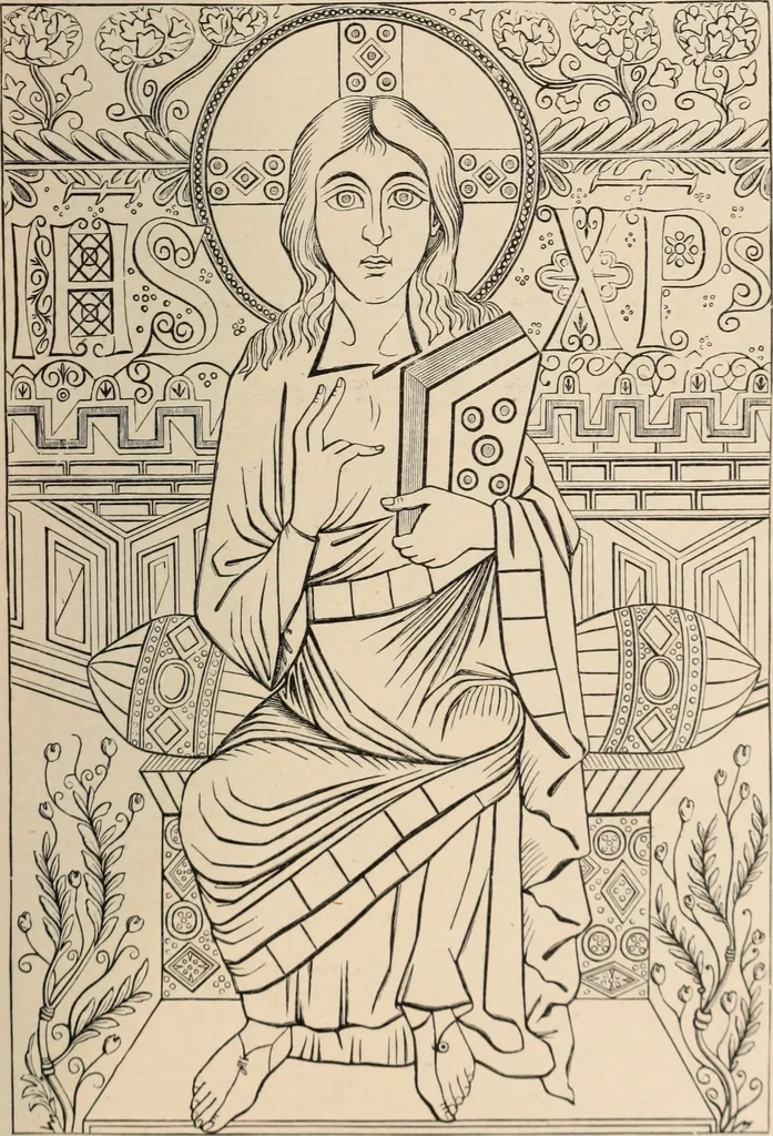 An illustration from History of ancient, early Christian, and mediaeval painting, 1906, leaf 240