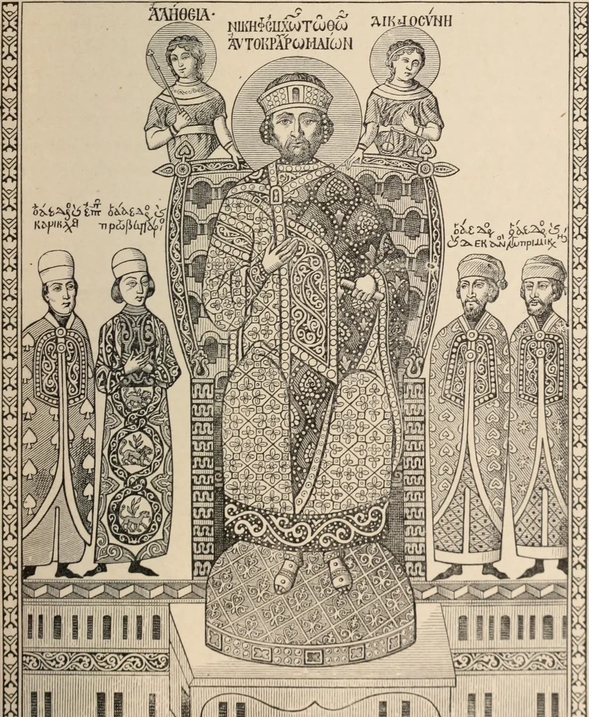An illustration from History of ancient, early Christian, and mediaeval painting, 1906, leaf 258