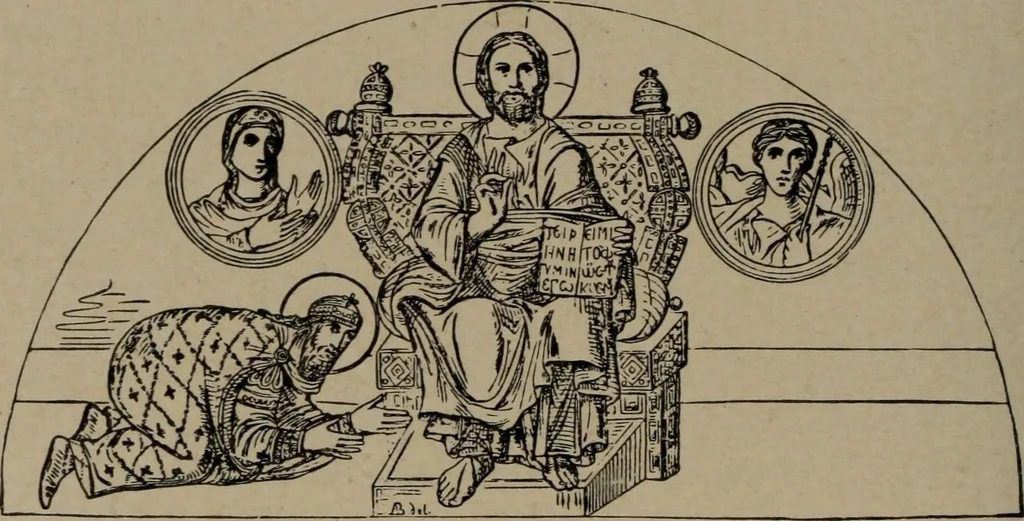 An illustration from History of ancient, early Christian, and mediaeval painting, 1906, leaf 263