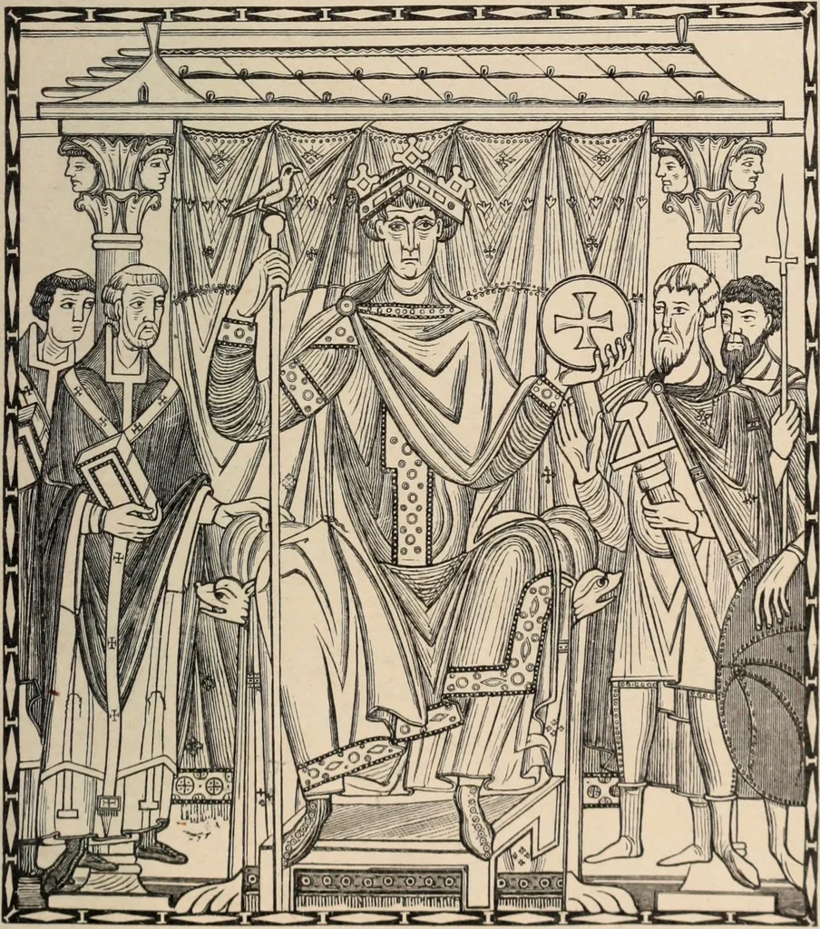 An illustration from History of ancient, early Christian, and mediaeval painting, 1906, leaf 292