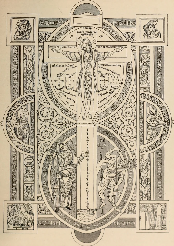 An illustration from History of ancient, early Christian, and mediaeval painting, 1906, leaf 302