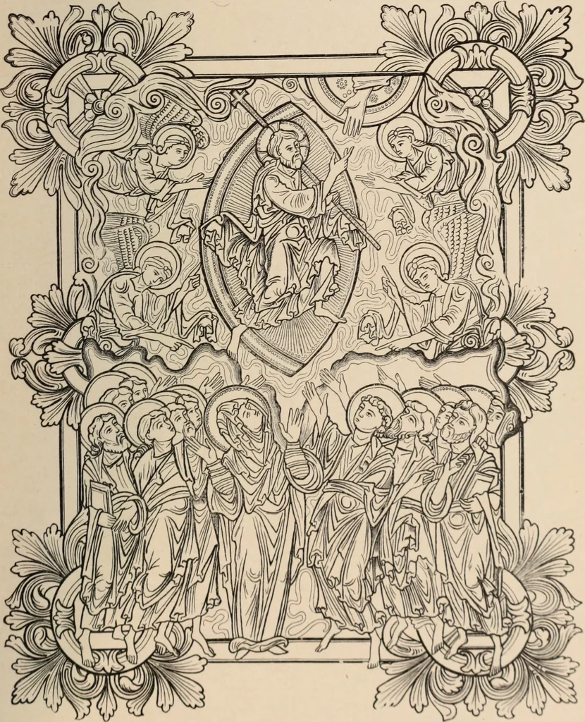 An illustration from History of ancient, early Christian, and mediaeval painting, 1906, leaf 310