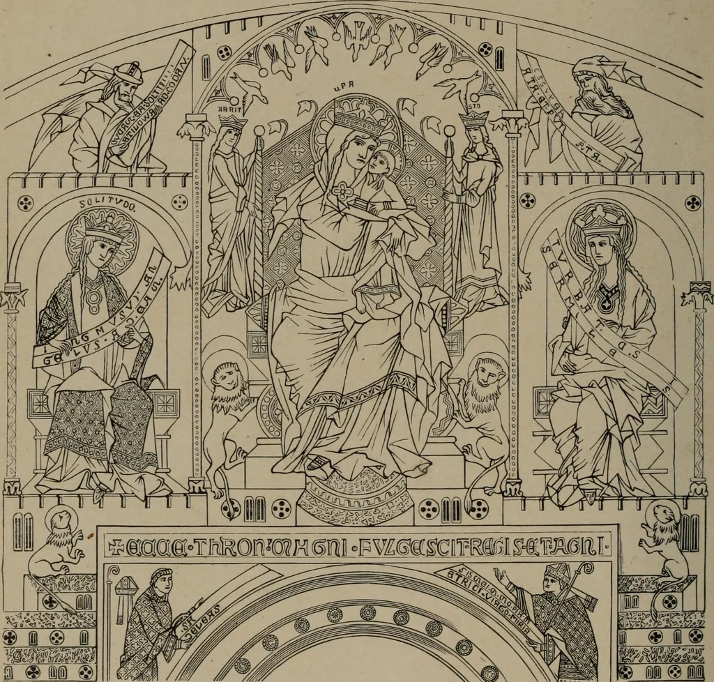 An illustration from History of ancient, early Christian, and mediaeval painting, 1906, leaf 339