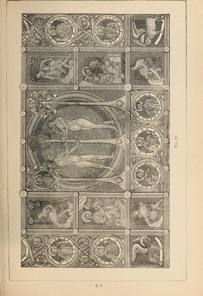 An illustration from History of ancient, early Christian, and mediaeval painting, 1906, leaf 342