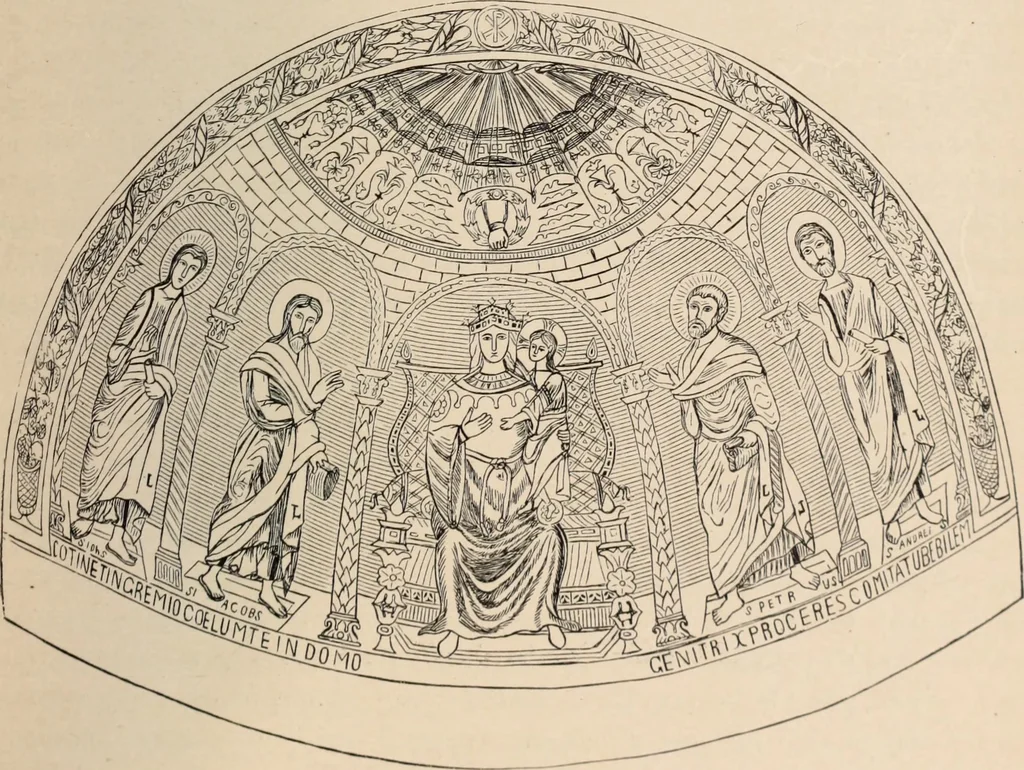 An illustration from History of ancient, early Christian, and mediaeval painting, 1906, leaf 366