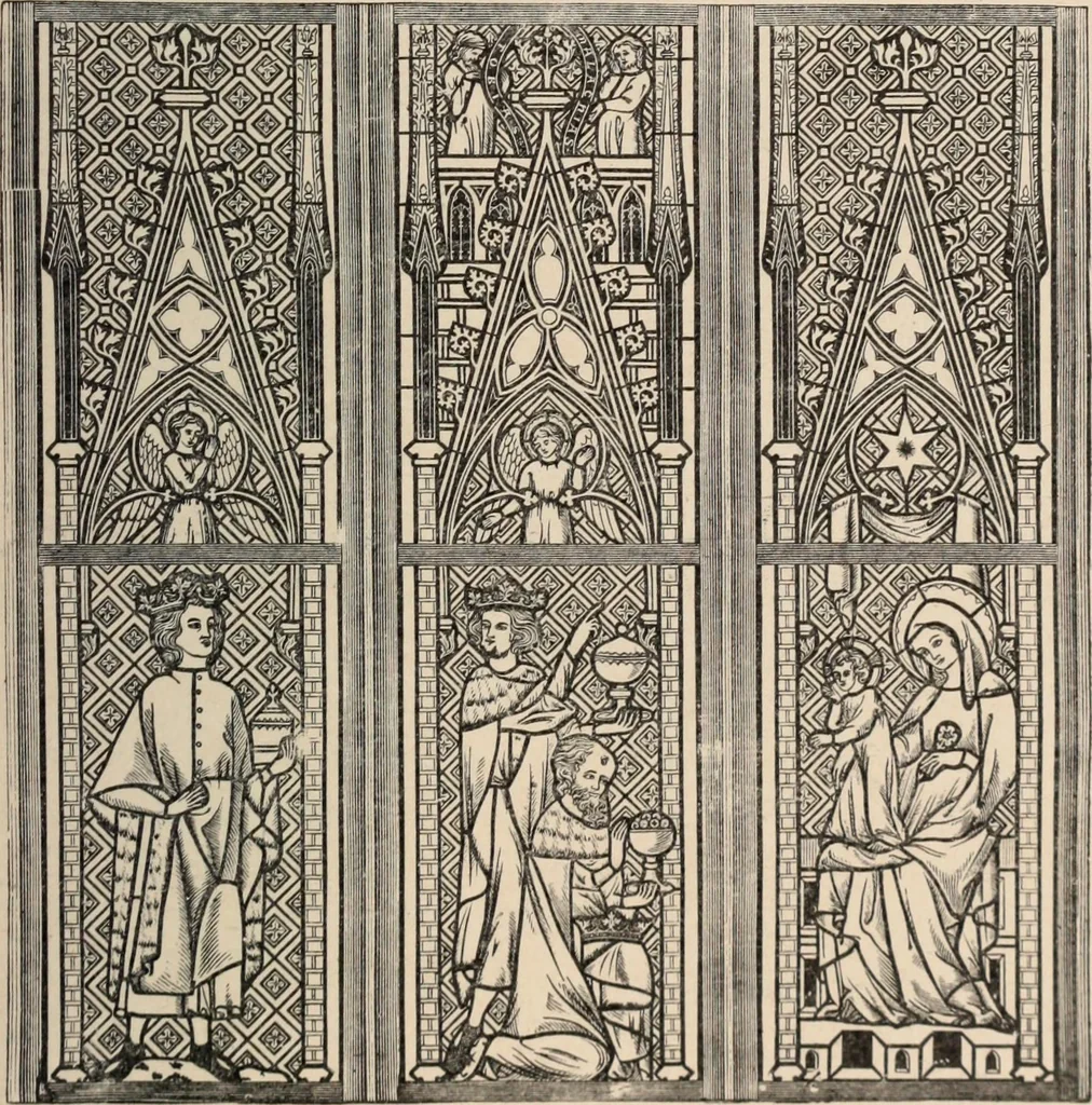 An illustration from History of ancient, early Christian, and mediaeval painting, 1906, leaf 422