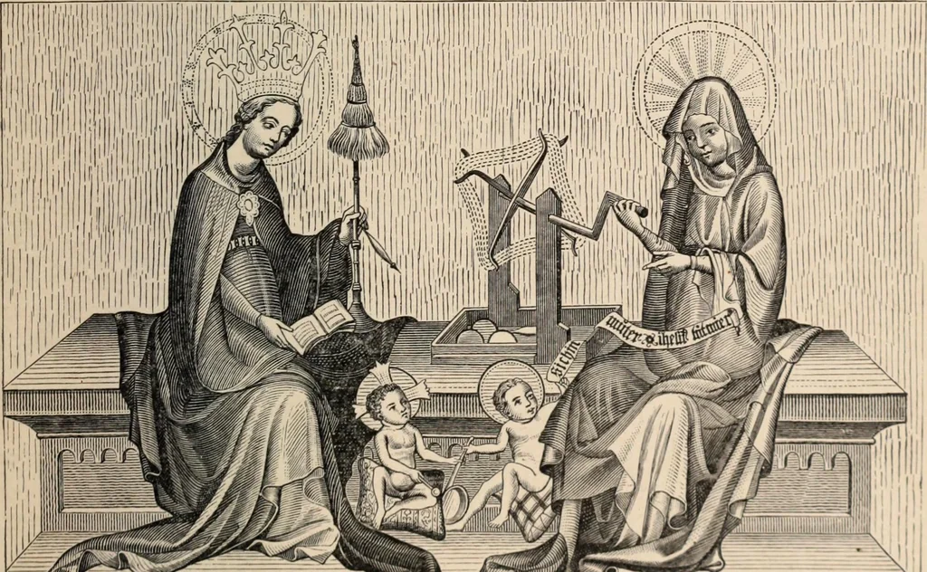 An illustration from History of ancient, early Christian, and mediaeval painting, 1906, leaf 448