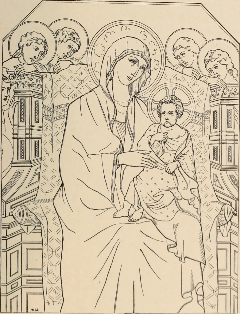 An illustration from History of ancient, early Christian, and mediaeval painting, 1906, leaf 460