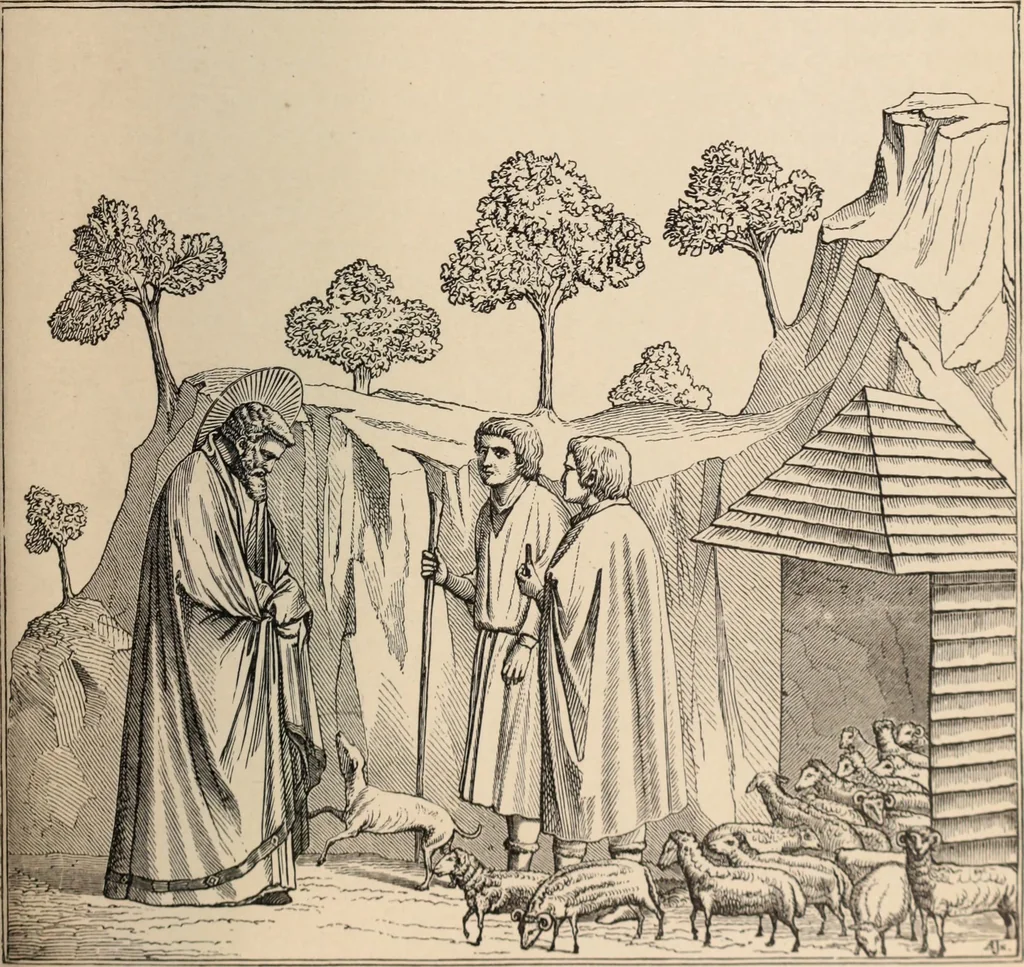 An illustration from History of ancient, early Christian, and mediaeval painting, 1906, leaf 468