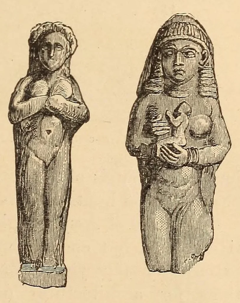 An illustration from History of ancient pottery, Egyptian, Assyrian, Greek, Etruscan, and Roman, 1873, leaf 115