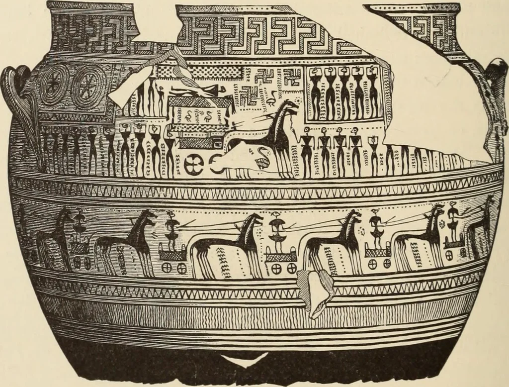 An illustration from History of ancient, early Christian, and mediaeval painting, 1880, leaf 103