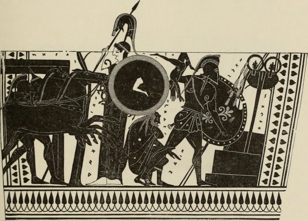 An illustration from History of ancient, early Christian, and mediaeval painting, 1880, leaf 106