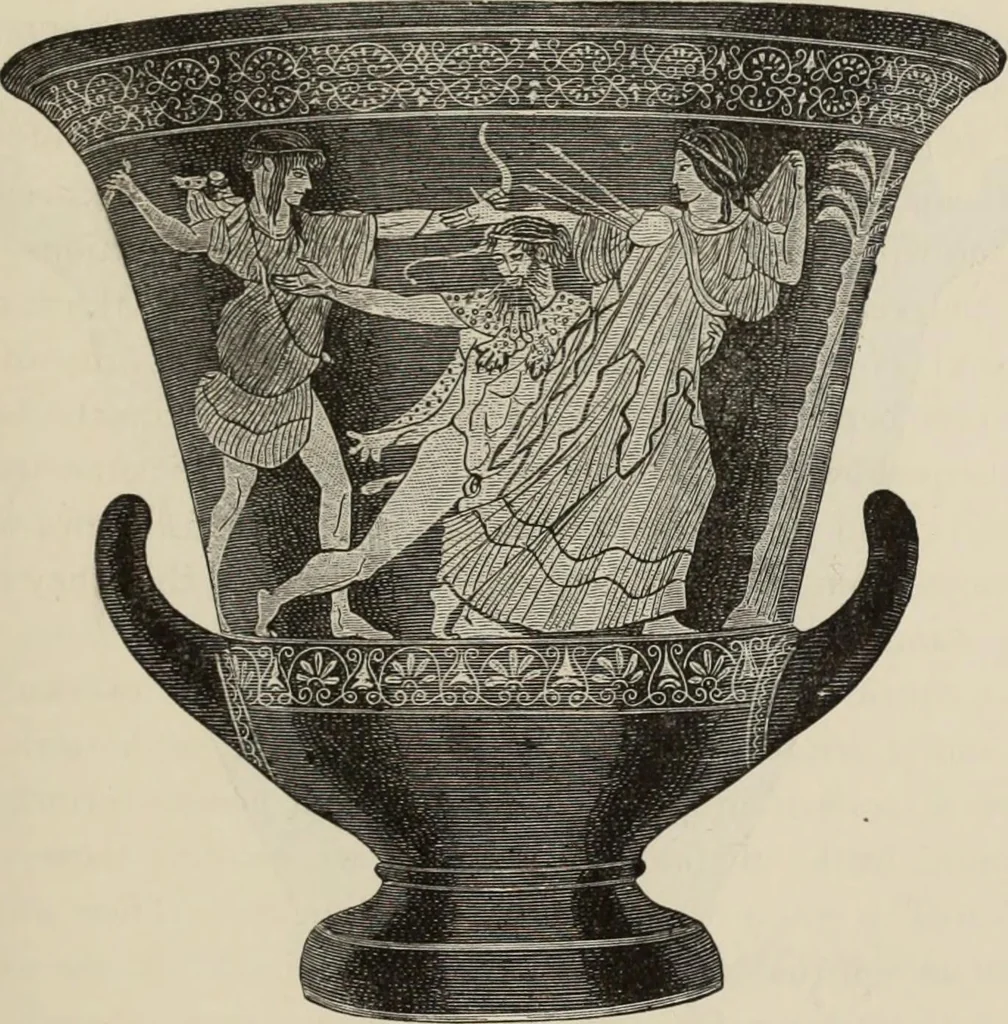 An illustration from History of ancient, early Christian, and mediaeval painting, 1880, leaf 108