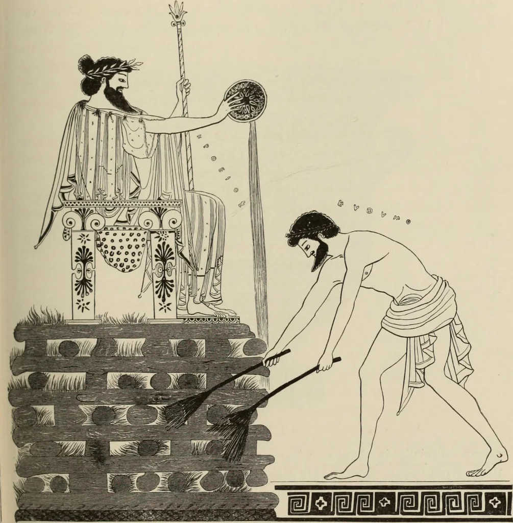 An illustration from History of ancient, early Christian, and mediaeval painting, 1880, leaf 112