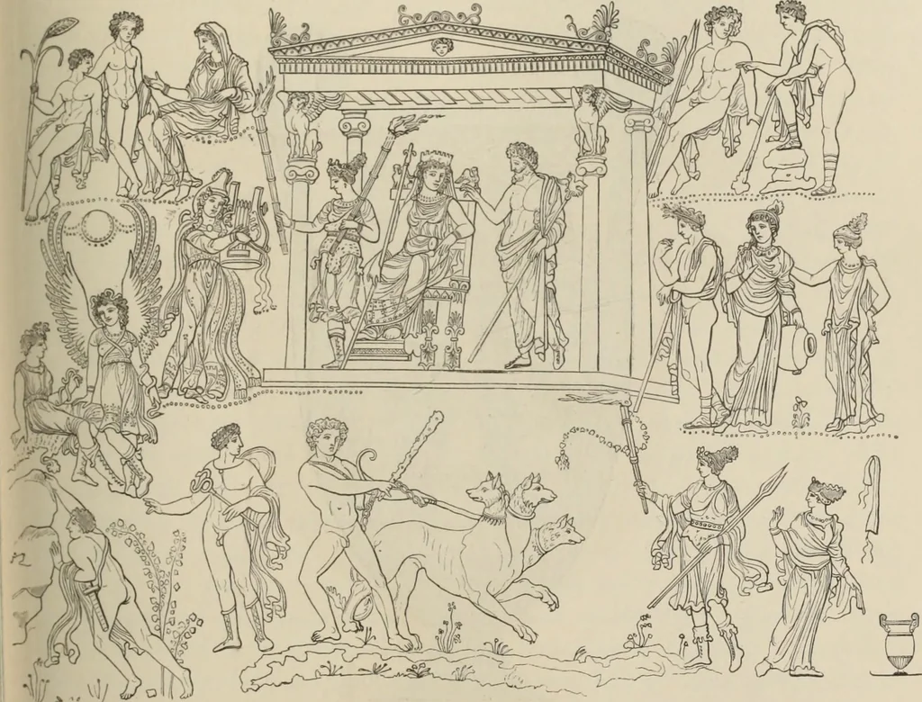 An illustration from History of ancient, early Christian, and mediaeval painting, 1880, leaf 114