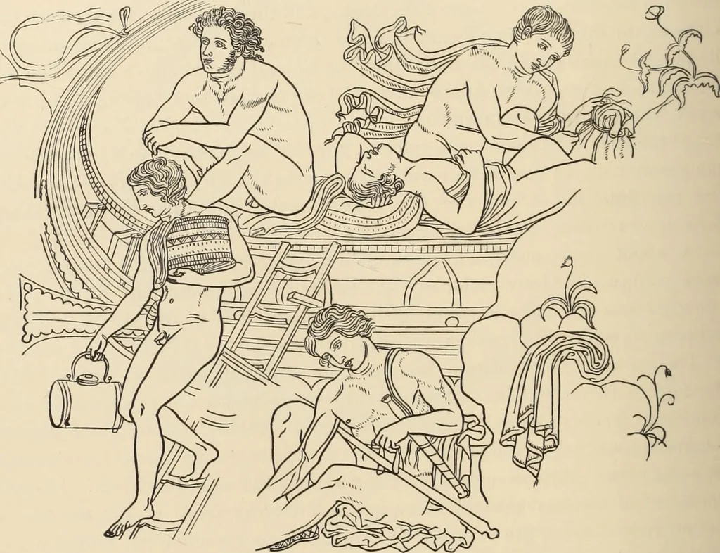 An illustration from History of ancient, early Christian, and mediaeval painting, 1880, leaf 121